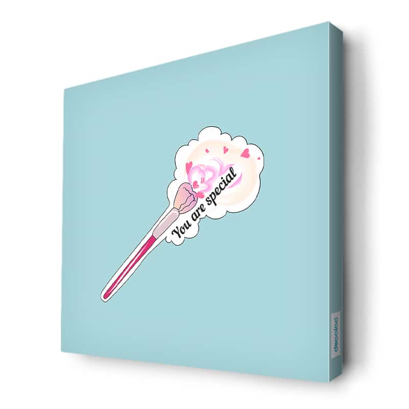 لوحة جدارية قماش كانفس باطار خشبي داخلي بتصميم أنت مميز لوحة جدارية قماش كانفس باطار خشبي داخلي بتصميم أنت مميز