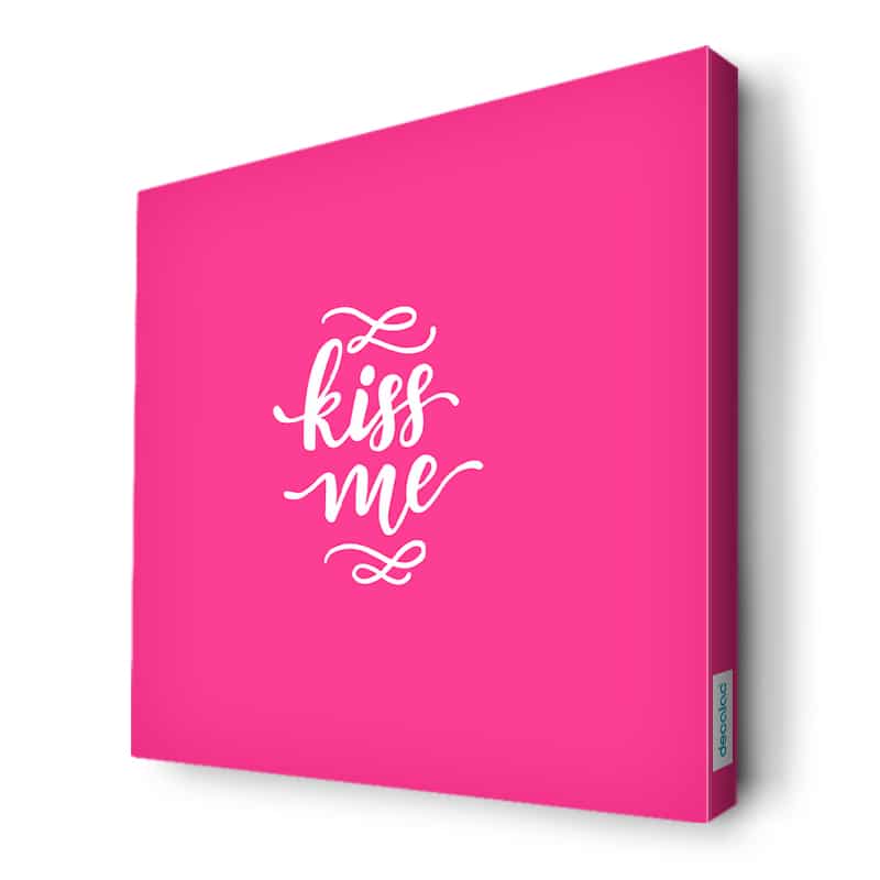 لوحة جدارية قماش كانفس باطار خشبي داخلي بتصميم اعطني قبلة لوحة جدارية قماش كانفس باطار خشبي داخلي بتصميم اعطني قبلة