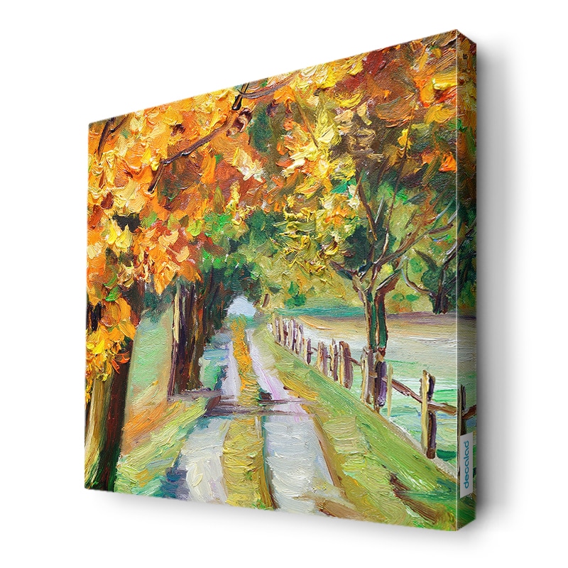 لوحة جدارية قماش كانفس باطار خشبي داخلي بتصميم رسم الطبيعه لوحة جدارية قماش كانفس باطار خشبي داخلي بتصميم رسم الطبيعه