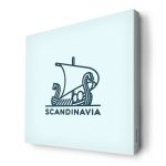 لوحة جدارية قماش كانفس باطار خشبي داخلي بتصميم سفينة