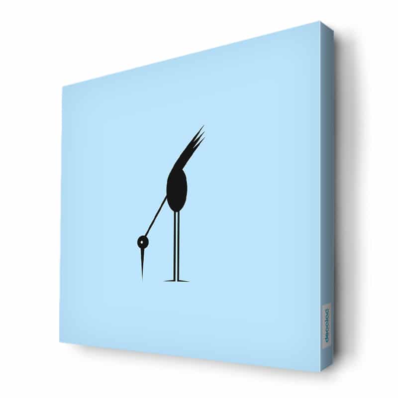 لوحة جدارية قماش كانفس باطار خشبي داخلي بتصميم طائر أسود لوحة جدارية قماش كانفس باطار خشبي داخلي بتصميم طائر أسود