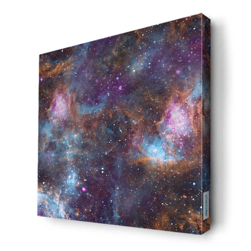 لوحة جدارية قماش كانفس باطار خشبي داخلي بتصميم فضاء بنفسجي لوحة جدارية قماش كانفس باطار خشبي داخلي بتصميم فضاء بنفسجي