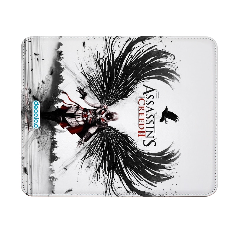 ماوس باد جلدية بتصميم أساسنز كريد الجناح الأسود ماوس باد جلدية بتصميم أساسنز كريد الجناح الأسود