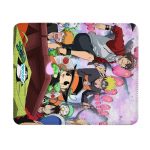 ماوس باد جلدية بتصميم الاحتفال مع كل الانميات