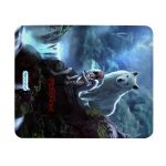 ماوس باد جلدية بتصميم الاميرة مونونوكي مع ذئب