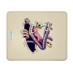 ماوس باد جلدية بتصميم التمساح والصوص