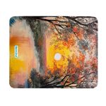 ماوس باد جلدية بتصميم انعكاس الغروب