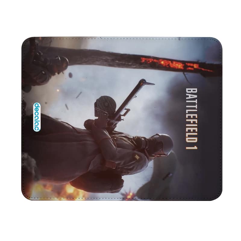 ماوس باد جلدية بتصميم باتلفيلد 1 MG08 ماوس باد جلدية بتصميم باتلفيلد 1 MG08