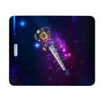 ماوس باد جلدية بتصميم جيتار ومفاتيح بيانو