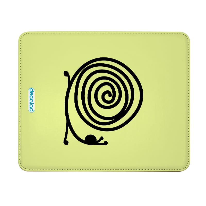 ماوس باد جلدية بتصميم حلزون ماوس باد جلدية بتصميم حلزون