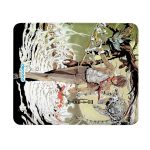 ماوس باد جلدية بتصميم ديث نوت عالم الشياطين