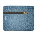 ماوس باد جلدية بتصميم سحاب