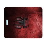 ماوس باد جلدية بتصميم شعار سبايدرمان