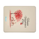ماوس باد جلدية بتصميم عيد حب سعيد
