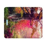 ماوس باد جلدية بتصميم غابه ورود