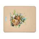 ماوس باد جلدية بتصميم غزال صغير