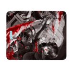 ماوس باد جلدية بتصميم قتال ليفاي هجوم العمالقة