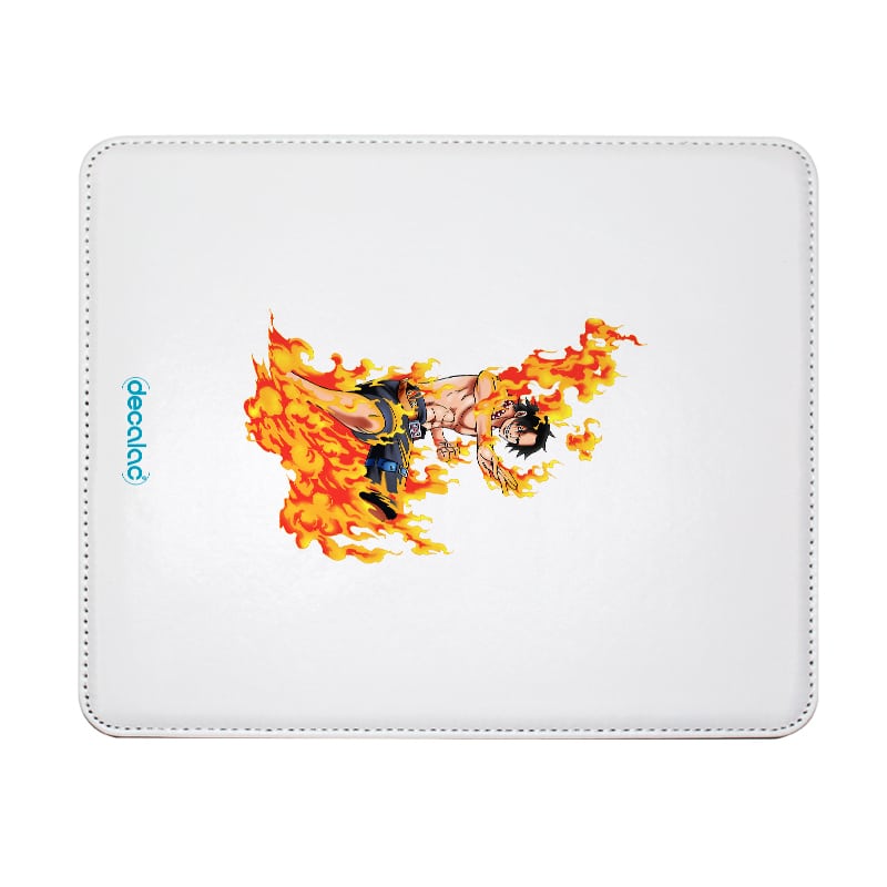 ماوس باد جلدية بتصميم قوة إيس من ون بيس ماوس باد جلدية بتصميم قوة إيس من ون بيس