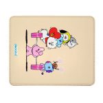 ماوس باد جلدية بتصميم قوه كوكي شخصيات BT21