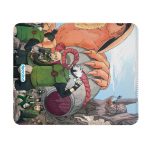 ماوس باد جلدية بتصميم ناروتو وضع مضحك