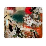 ماوس باد جلدية بتصميم ورود