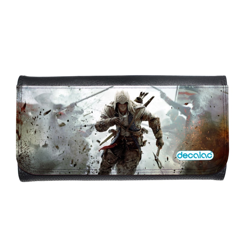 محفظة جلد  بتصميم أساسنز كريد وسط الحرب محفظة جلد  بتصميم أساسنز كريد وسط الحرب