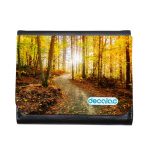 محفظة جلد  بتصميم أوراق الخريف محفظة جلد  بتصميم أوراق الخريف