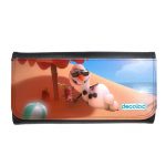 محفظة جلد  بتصميم اجازه أولاف