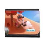 محفظة جلد  بتصميم اجازه أولاف