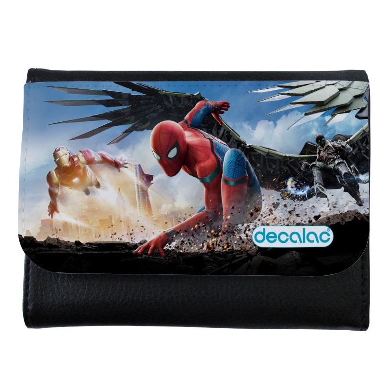 محفظة جلد بتصميم اجنحة النسر سبايدر مان ايرون مان محفظة جلد بتصميم اجنحة النسر سبايدر مان ايرون مان