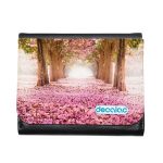 محفظة جلد  بتصميم اشجار الساكورا محفظة جلد  بتصميم اشجار الساكورا