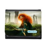 محفظة جلد  بتصميم الأميرة صاحبة القوس والسهم