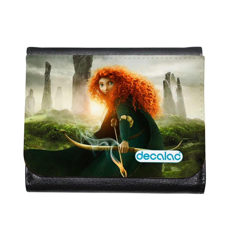 محفظة جلد  بتصميم الأميرة صاحبة القوس والسهم محفظة جلد  بتصميم الأميرة صاحبة القوس والسهم