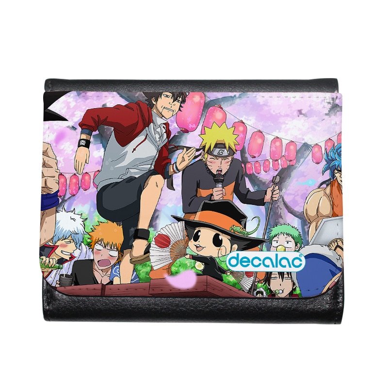 محفظة جلد  بتصميم الاحتفال مع كل الانميات محفظة جلد  بتصميم الاحتفال مع كل الانميات