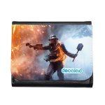 محفظة جلد  بتصميم الاستعداد للمعركة  باتلفيلد محفظة جلد  بتصميم الاستعداد للمعركة  باتلفيلد