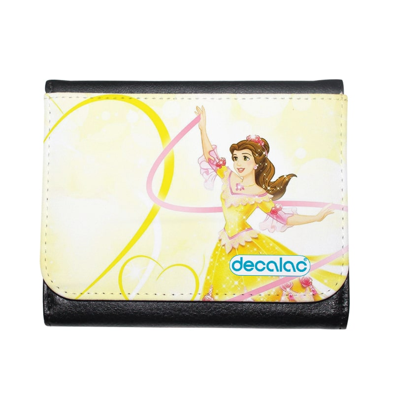 محفظة جلد بتصميم الاميرة بيلا فيلم الجميلة والوحش محفظة جلد بتصميم الاميرة بيلا فيلم الجميلة والوحش