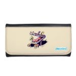 محفظة جلد  بتصميم التمساح والصوص