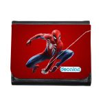 محفظة جلد  بتصميم الرجل العنكبوت مارفل