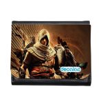 محفظة جلد  بتصميم الطائرمع الصقر أساسنز كريد محفظة جلد  بتصميم الطائرمع الصقر أساسنز كريد