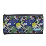 محفظة جلد  بتصميم الفضاء الخارجي