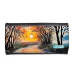 محفظة جلد  بتصميم انعكاس الغروب محفظة جلد  بتصميم انعكاس الغروب