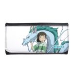 محفظة جلد  بتصميم انمي المخطوفة