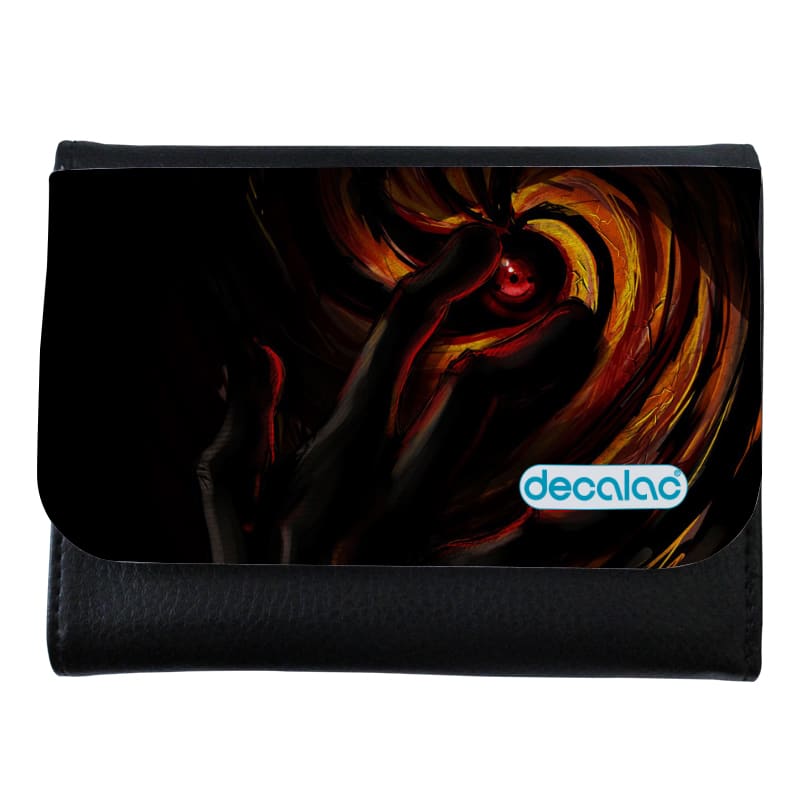 محفظة جلد بتصميم اوبيتو اوتشيها انمي ناروتو محفظة جلد بتصميم اوبيتو اوتشيها انمي ناروتو