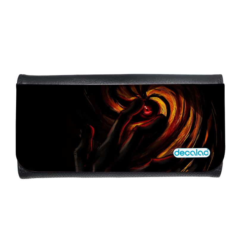 محفظة جلد بتصميم اوبيتو اوتشيها انمي ناروتو محفظة جلد بتصميم اوبيتو اوتشيها انمي ناروتو