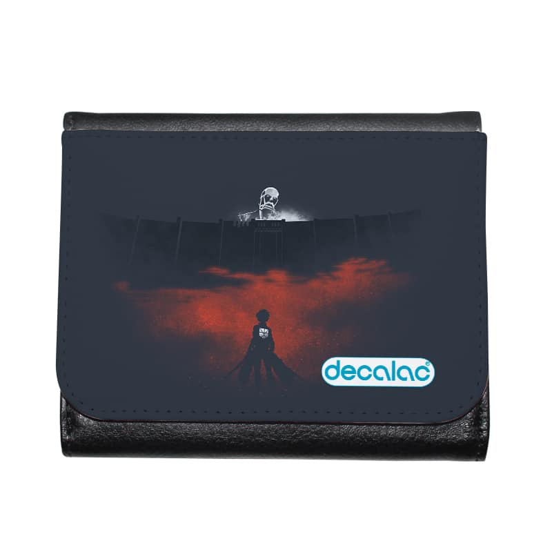 محفظة جلد  بتصميم ايرين ضد العمالقه هجوم العمالقة محفظة جلد  بتصميم ايرين ضد العمالقه هجوم العمالقة