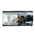 محفظة جلد  بتصميم باتلفيلد 1 الدبابه الصغيره محفظة جلد  بتصميم باتلفيلد 1 الدبابه الصغيره