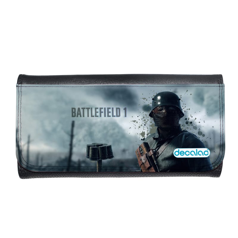 محفظة جلد  بتصميم باتلفيلد 1 معركه شيقة محفظة جلد  بتصميم باتلفيلد 1 معركه شيقة