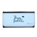 محفظة جلد  بتصميم تخرج