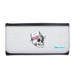 محفظة جلد  بتصميم جمجمه بقبعه محفظة جلد  بتصميم جمجمه بقبعه