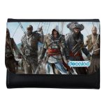 محفظة جلد  بتصميم حرب بحريه أساسنز كريد